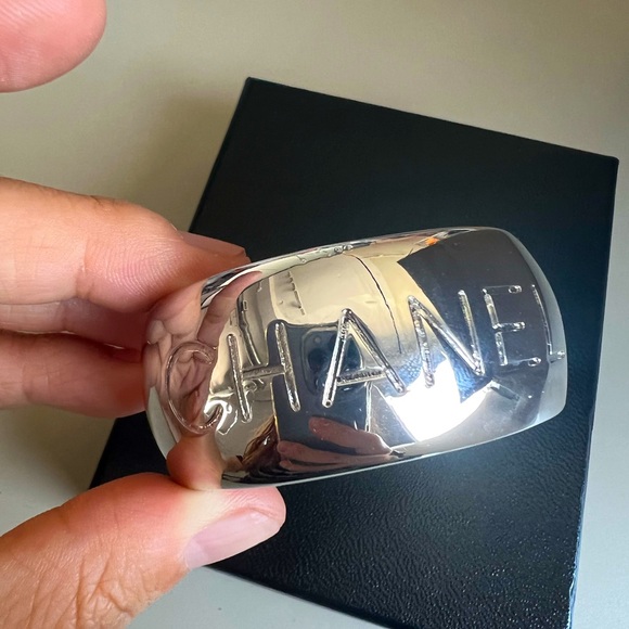 Chanel Authentic Silver Cuff - Picture 1 of 9
